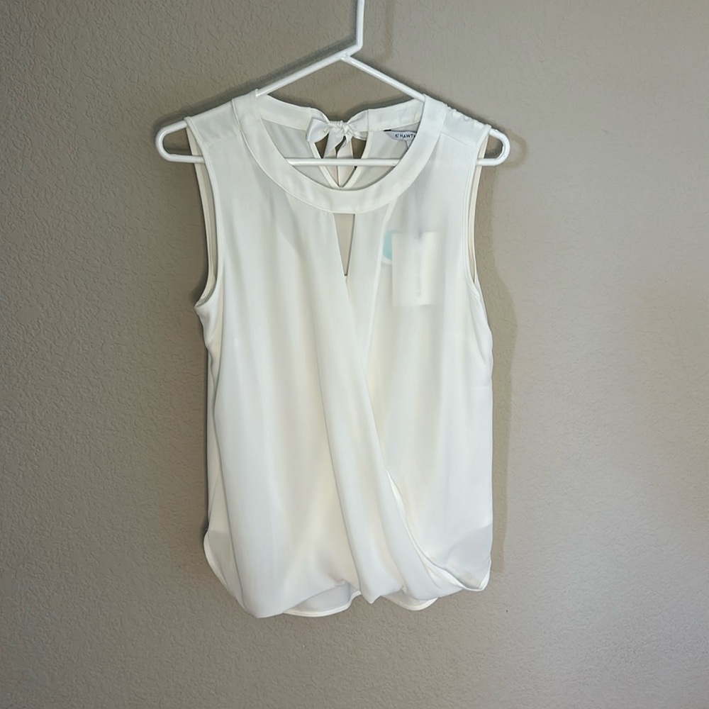 41 Hawthorn White blouse NWT Sz S